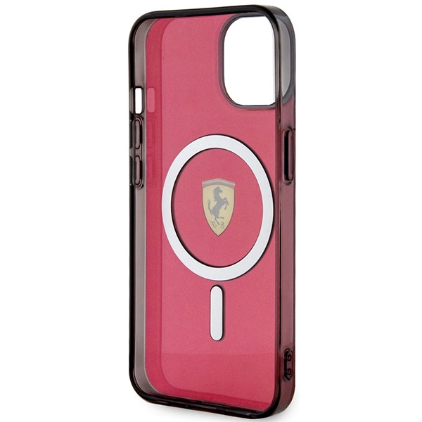 Ferrari FEHMP14SURKR iPhone 14 6.1" red/red hardcase Translucent Magsafeeng