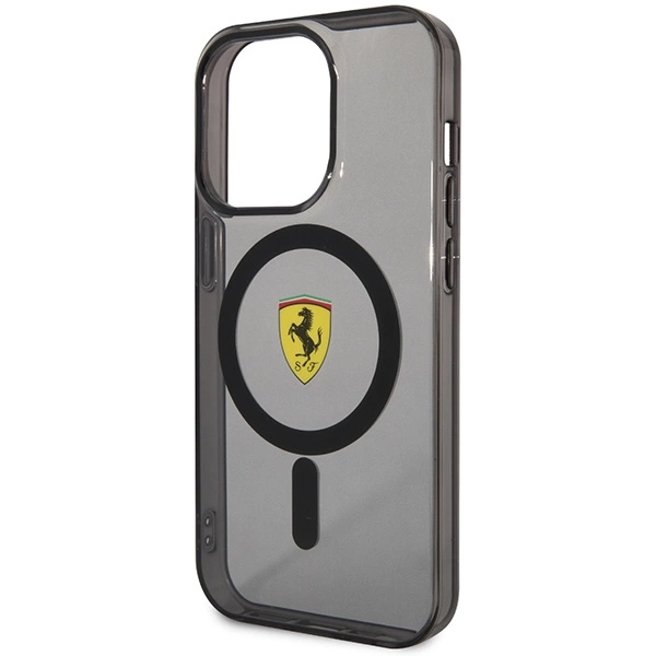 Ferrari FEHMP14XURKK iPhone 14 Pro Max 6.7" black/black hardcase Translucent Magsafeeng