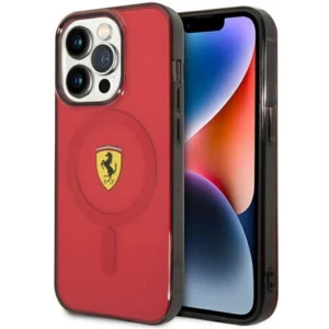 Ferrari FEHMP14XURKR iPhone 14 Pro Max 6.7" red/red hardcase Translucent Magsafeeng