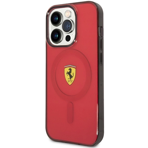 Ferrari FEHMP14XURKR iPhone 14 Pro Max 6.7" red/red hardcase Translucent Magsafeeng