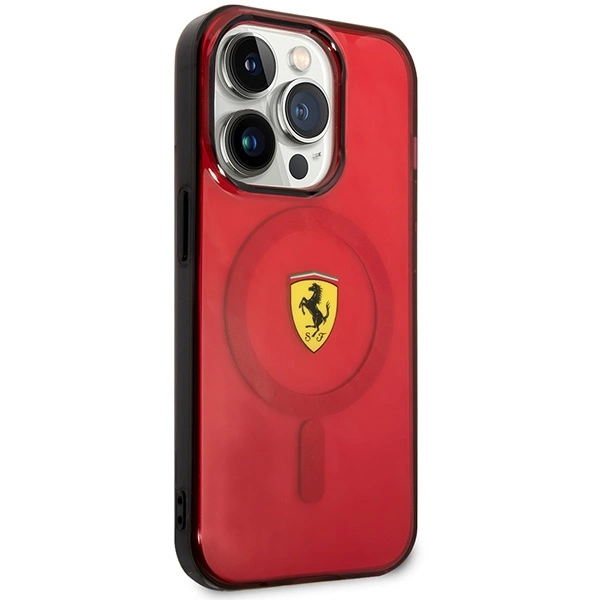 Ferrari FEHMP14XURKR iPhone 14 Pro Max 6.7" red/red hardcase Translucent Magsafeeng
