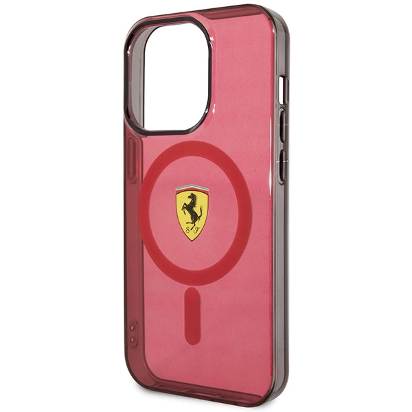 Ferrari FEHMP14XURKR iPhone 14 Pro Max 6.7" red/red hardcase Translucent Magsafeeng