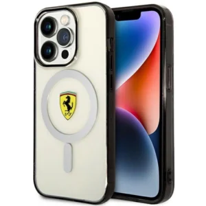 Ferrari FEHMP14XURKT iPhone 14 Pro Max 6.7" clear/transparent hardcase Outline Magsafeeng