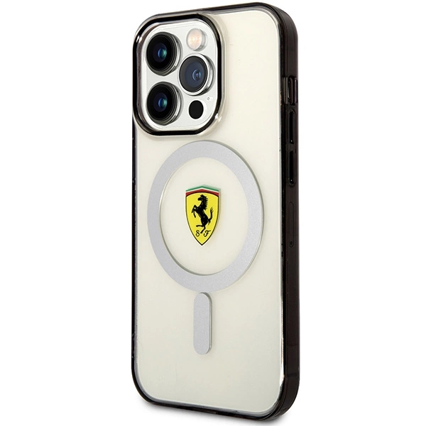 Ferrari FEHMP14XURKT iPhone 14 Pro Max 6.7" clear/transparent hardcase Outline Magsafeeng