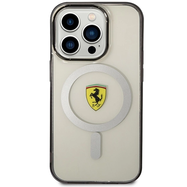 Ferrari FEHMP14XURKT iPhone 14 Pro Max 6.7" clear/transparent hardcase Outline Magsafeeng
