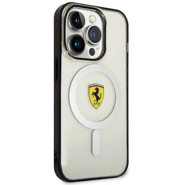 Ferrari FEHMP14XURKT iPhone 14 Pro Max 6.7" clear/transparent hardcase Outline Magsafeeng
