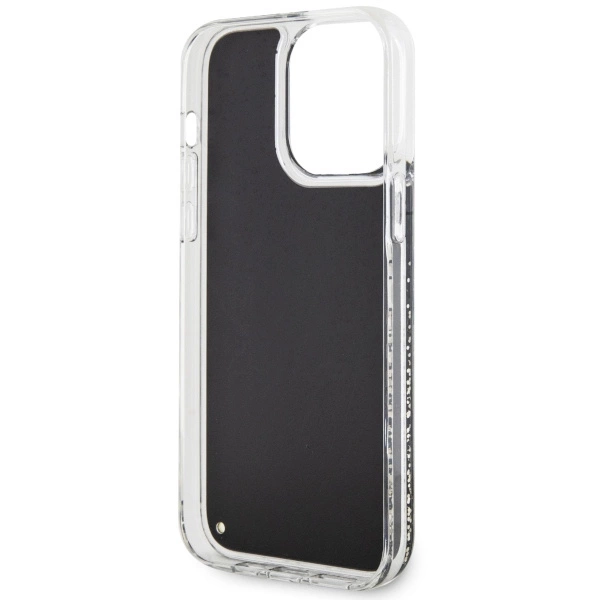 Guess GUHCP14XLCSGSGK iPhone 14 Pro Max 6.7" black/black hardcase Liquid Glitter Marbleeng