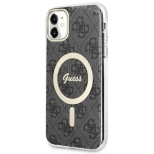 Guess GUHMN61H4STK iPhone 11 6.1" black/black hardcase 4G MagSafeeng