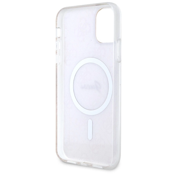Guess GUHMN61H4STP iPhone 11 6.1" pink/pink hardcase 4G MagSafeeng
