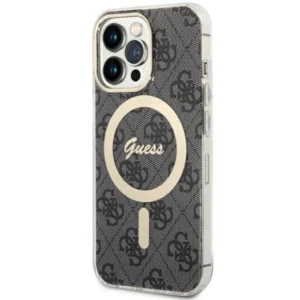 Guess GUHMP13LH4STK iPhone 13 Pro / 13 6.1" black/black hardcase 4G MagSafeeng
