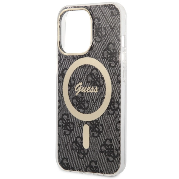 Guess GUHMP13LH4STK iPhone 13 Pro / 13 6.1" black/black hardcase 4G MagSafeeng