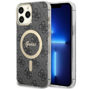 Guess GUHMP13XH4STK iPhone 13 Pro Max 6.7" black/black hardcase 4G MagSafeeng