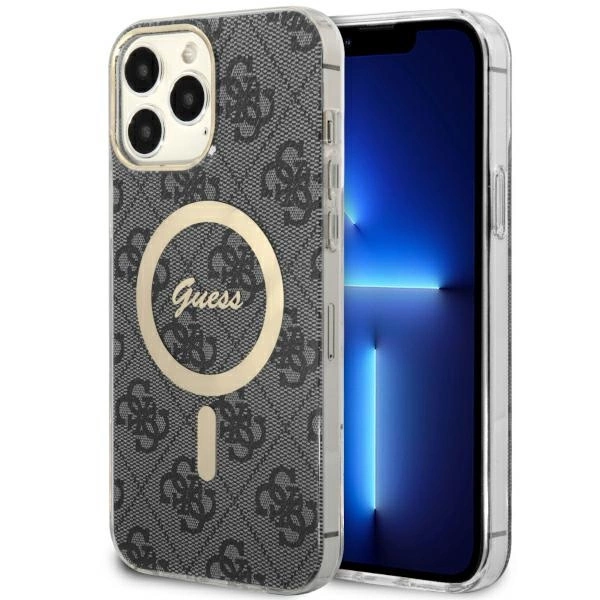 Guess GUHMP13XH4STK iPhone 13 Pro Max 6.7" black/black hardcase 4G MagSafeeng