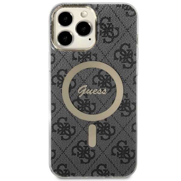 Guess GUHMP13XH4STK iPhone 13 Pro Max 6.7" black/black hardcase 4G MagSafeeng