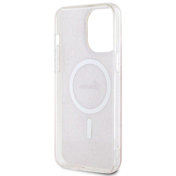 Guess GUHMP13XH4STP iPhone 13 Pro Max 6.7" pink/pink hardcase 4G MagSafeeng