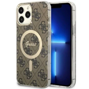 Guess GUHMP13XH4STW iPhone 13 Pro Max 6.7" brown/brown hardcase 4G MagSafeeng