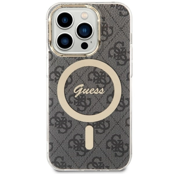 Guess 4G MagSafe case for iPhone 14 Pro - blackeng