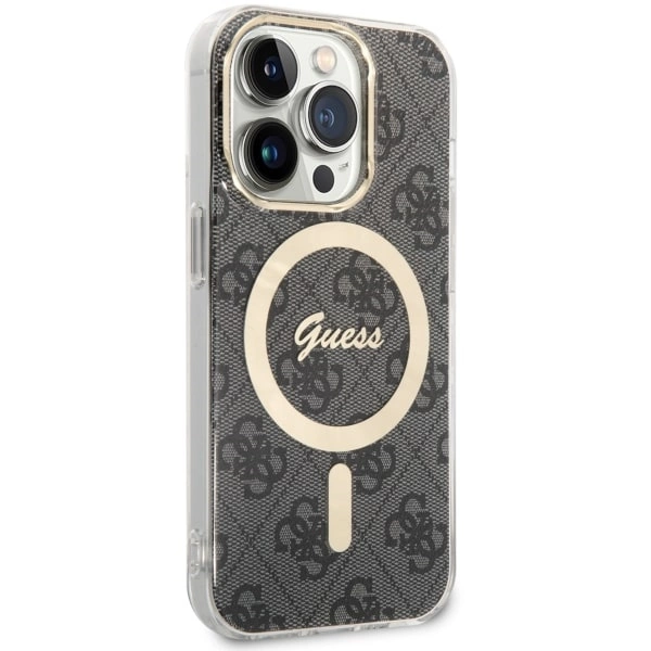 Guess 4G MagSafe case for iPhone 14 Pro - blackeng