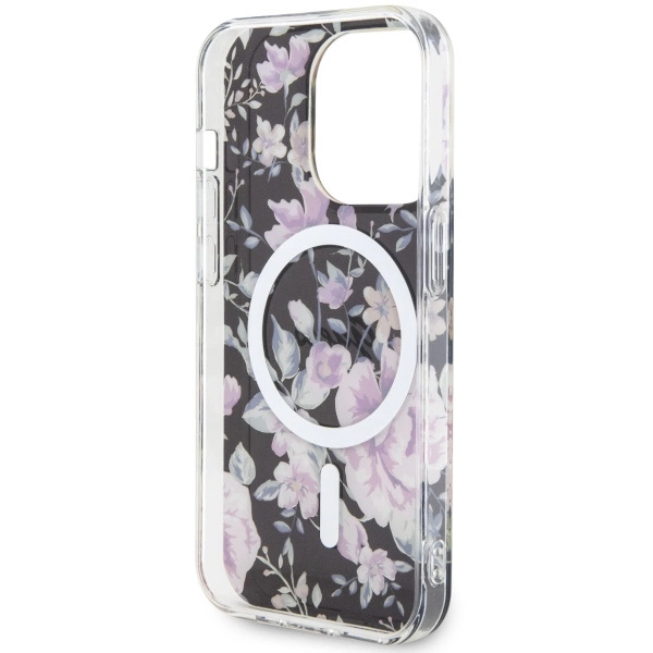 Guess GUHMP14LHCFWSK iPhone 14 Pro 6.1" black/black hardcase Flower MagSafeeng