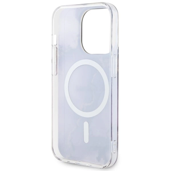 Guess GUHMP14LHTMRSU iPhone 14 Pro 6.1" purple/purple hardcase Golden Marble MagSafeeng