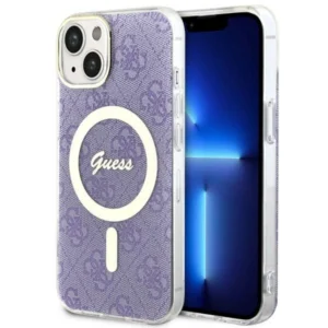 Guess GUHMP14MH4STU iPhone 14 Plus 6.7" purple/purple hardcase 4G MagSafeeng