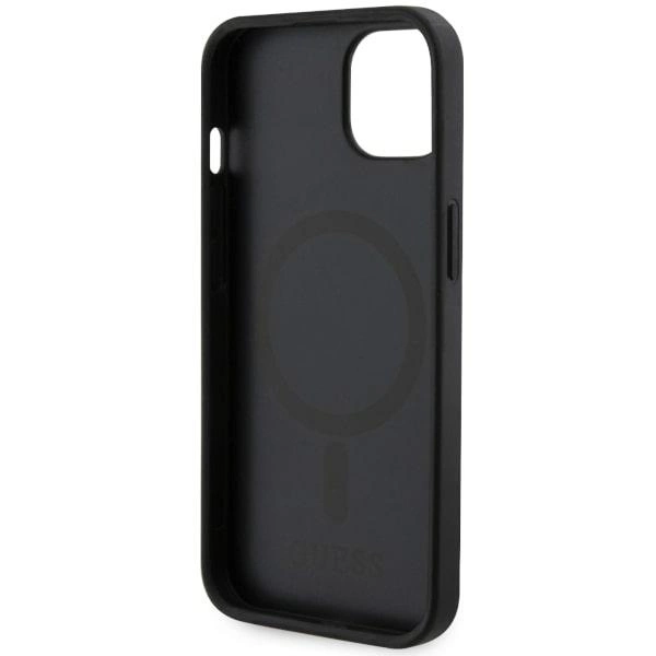 Guess GUHMP14MHGCFSEK iPhone 14 Plus 6.7" black/black hardcase GCube Stripes MagSafeeng