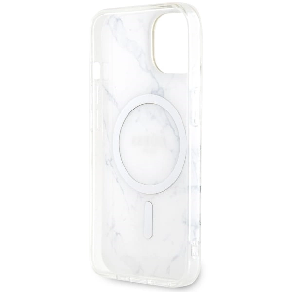 Guess GUHMP14MPCUMAH iPhone 14 Plus 6.7" white/white hardcase Marble MagSafeeng