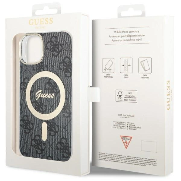 Guess 4G MagSafe case for iPhone 14 - blackeng