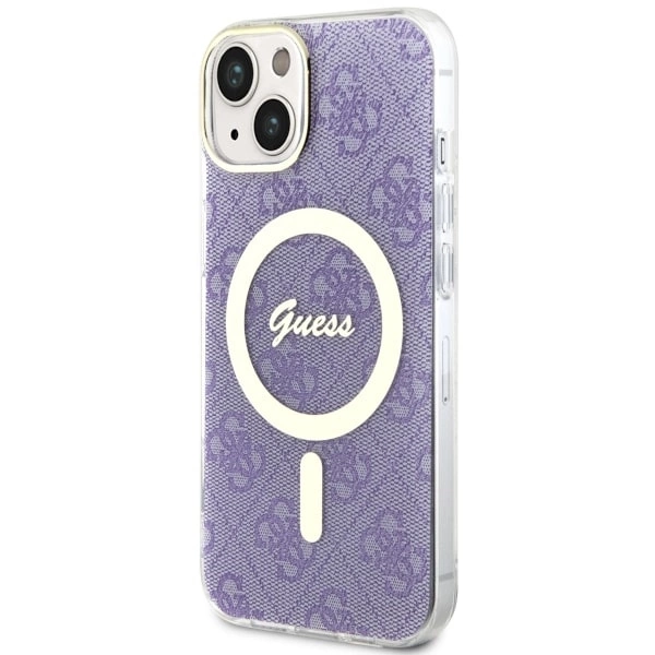 Guess 4G MagSafe case for iPhone 14 - purpleeng