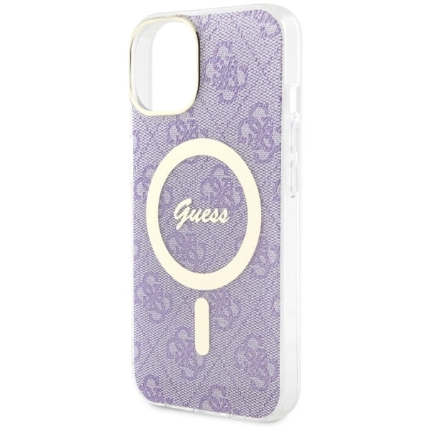 Guess 4G MagSafe case for iPhone 14 - purpleeng