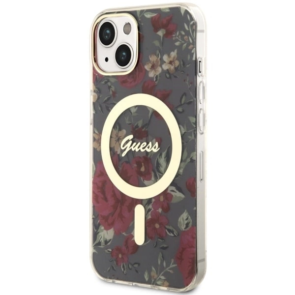 Guess Flower MagSafe case for iPhone 14 - greeneng