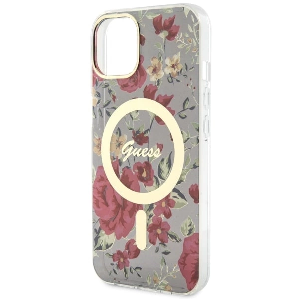 Guess Flower MagSafe case for iPhone 14 - greeneng