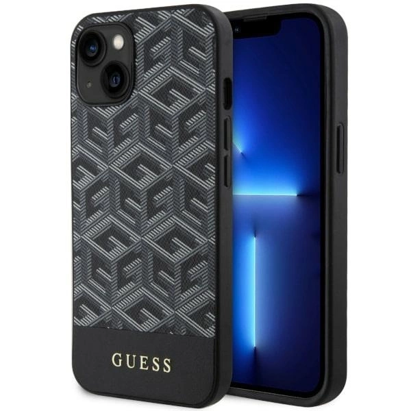Guess GUHMP14SHGCFSEK iPhone 14 6.1" black/black hardcase GCube Stripes MagSafeeng