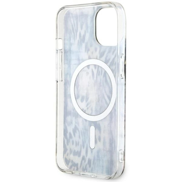 Guess Leopard MagSafe case for iPhone 14 - blueeng