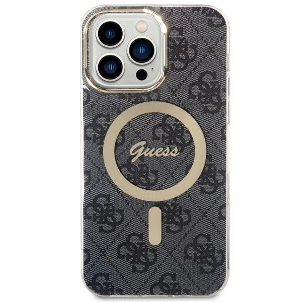 Guess 4G MagSafe case for iPhone 14 Pro Max - blackeng