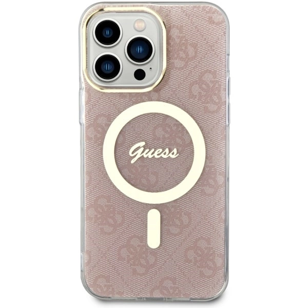 Guess 4G MagSafe case for iPhone 14 Pro Max - pinkeng