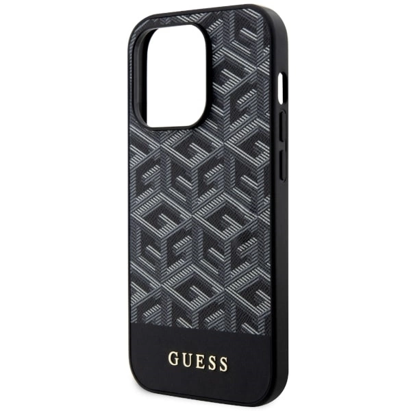 Guess GUHMP14XHGCFSEK iPhone 14 Pro Max 6.7" black/black hardcase GCube Stripes MagSafeeng