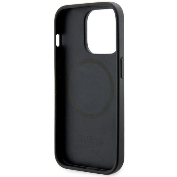 Guess GUHMP14XHGCFSEK iPhone 14 Pro Max 6.7" black/black hardcase GCube Stripes MagSafeeng