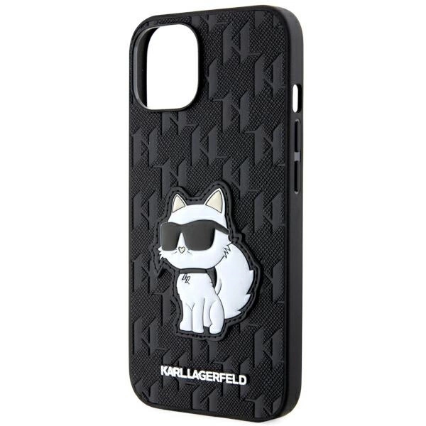 Karl Lagerfeld KLHCP14MSAKHPCK iPhone 14 Plus 6.7" black/black Saffiano Monogram Choupetteeng