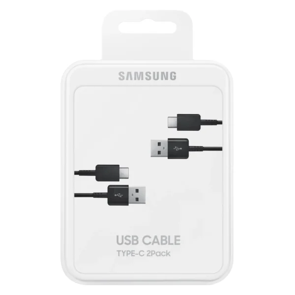 Samsung USB C cable 480Mbps 5A 1.5m (EP-DG930MBEGWW) - black (set of 2)eng