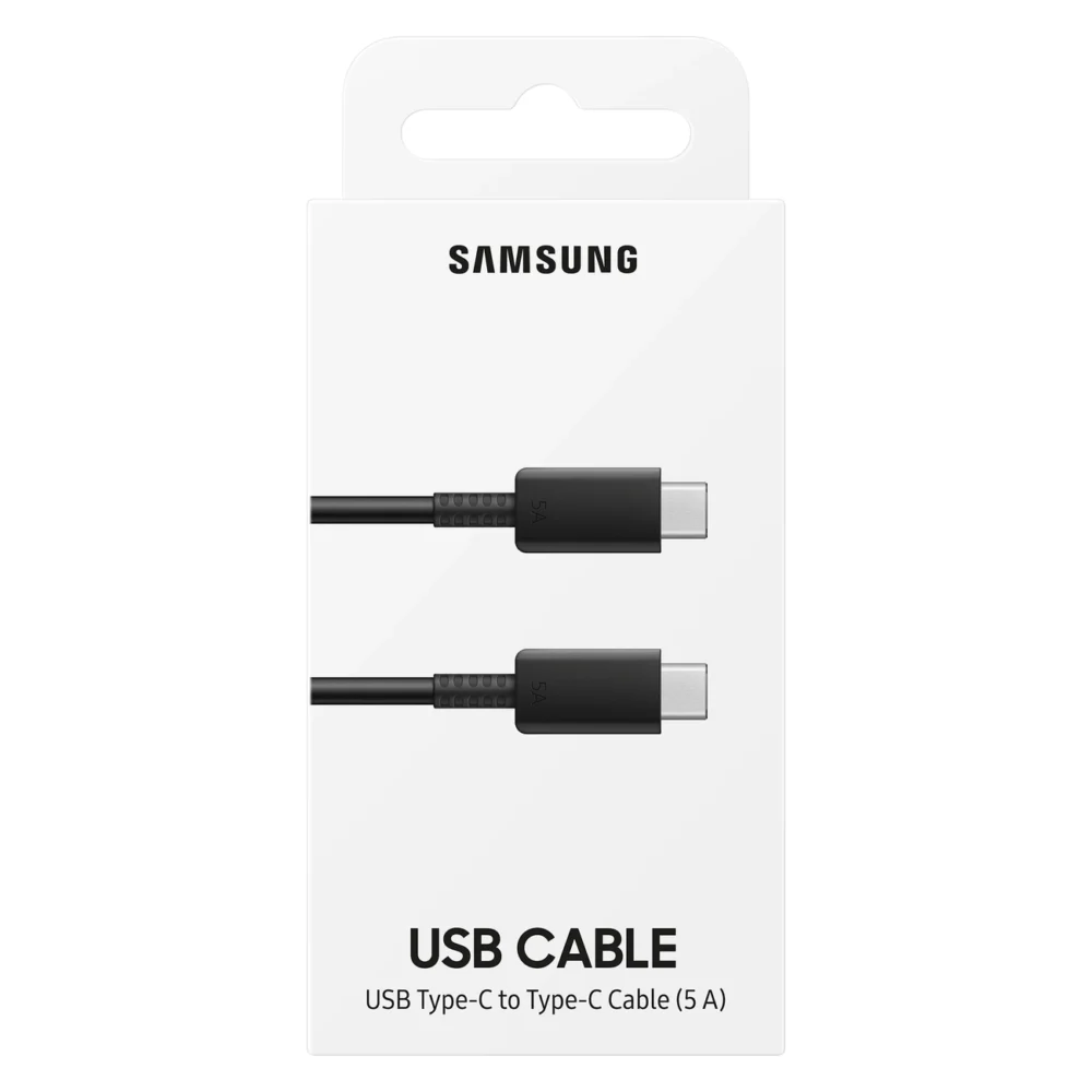 Samsung USB C cable 480Mbps 5A 1m (EP-DN975BBEGWW) - blackeng