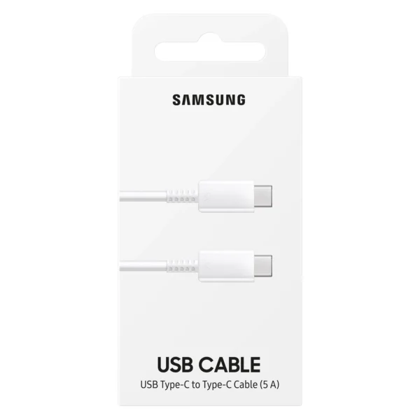 Samsung EP-DN975BWEGWW USB-C - USB-C 5A 480Mb/s cable 1m - whiteeng