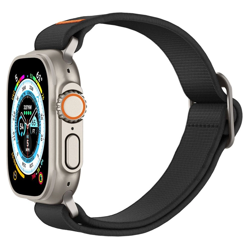 Spigen Fit Lite Ultra Strap for Apple Watch 4/5/6/7/8/9/SE/Ultra (42/44/45/49 mm) - Blackeng