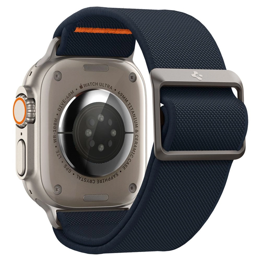Spigen Fit Lite Ultra Strap for Apple Watch 4/5/6/7/8/9/SE/Ultra (42/44/45/49 mm) - Navy Blueeng