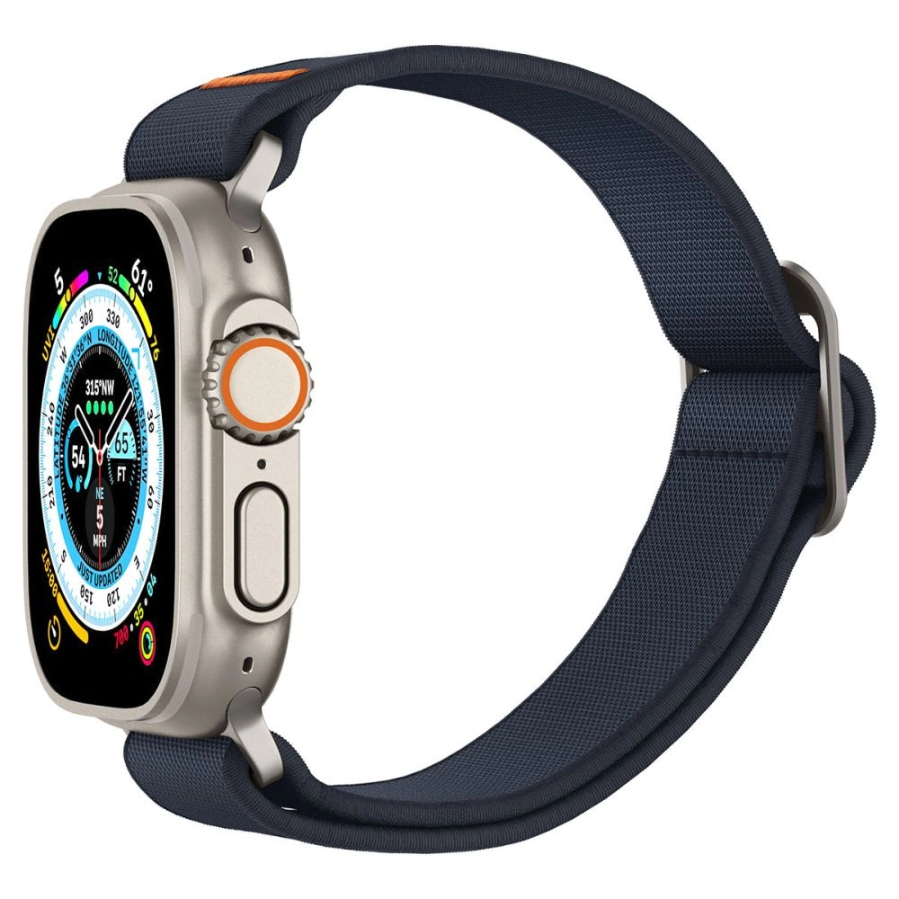 Spigen Fit Lite Ultra Strap for Apple Watch 4/5/6/7/8/9/SE/Ultra (42/44/45/49 mm) - Navy Blueeng