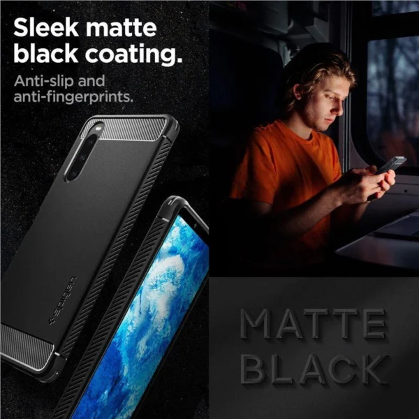 Spigen Rugged Armor Case for Sony Xperia 1 V - Matte Blackeng