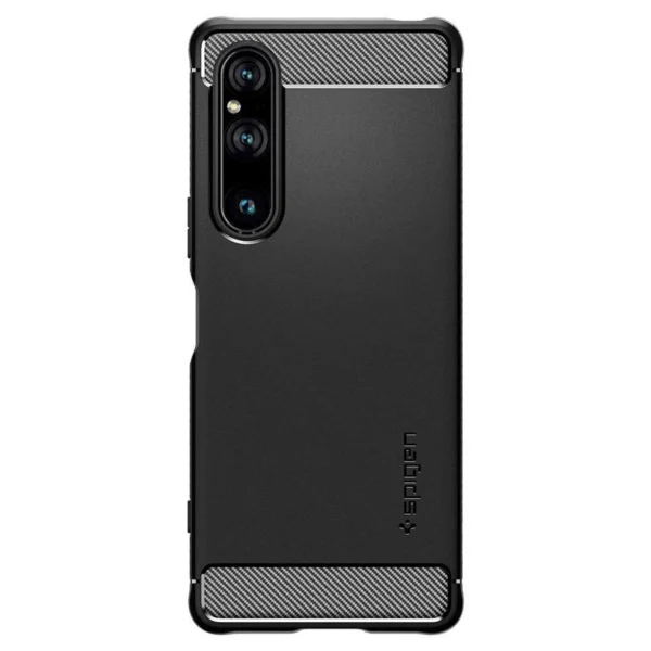 Spigen Rugged Armor Case for Sony Xperia 1 V - Matte Blackeng