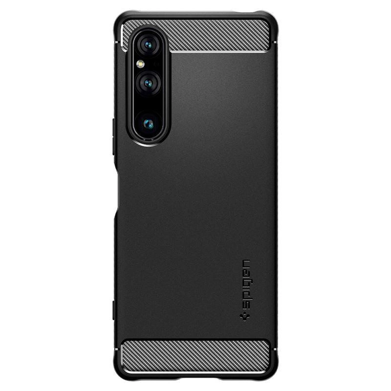 Spigen Rugged Armor Case for Sony Xperia 1 V - Matte Blackeng