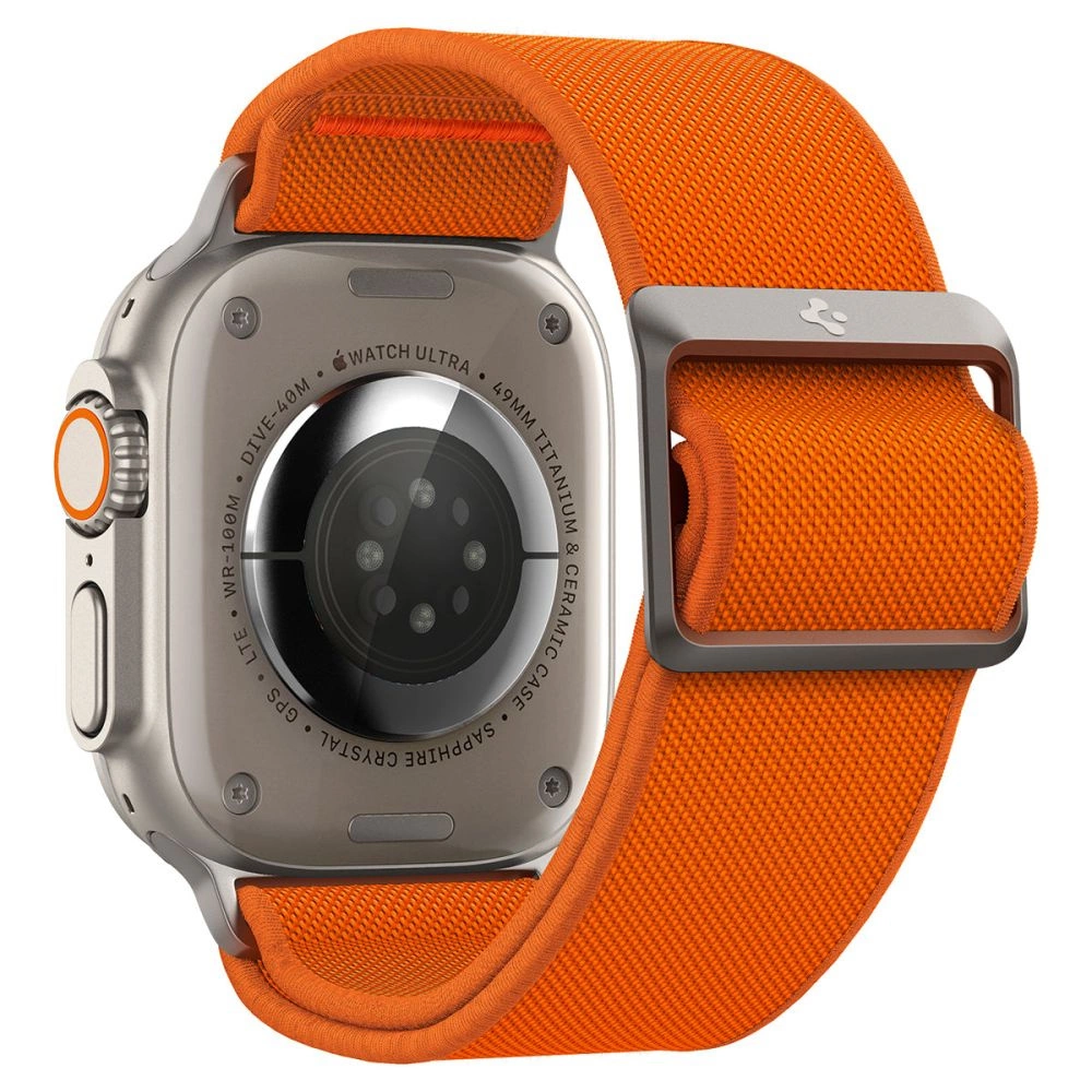 Spigen Fit Lite Ultra Strap for Apple Watch 4 / 5 / 6 / 7 / 8 / SE / Ultra (42/44/45/49 mm) - Orangeeng