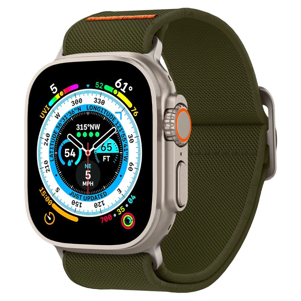 Spigen Fit Lite Ultra Strap for Apple Watch 4 / 5 / 6 / 7 / 8 / SE / Ultra (42/44/45/49 mm) - Greeneng